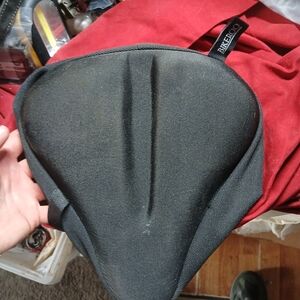 Black Bike Seat Cushion
